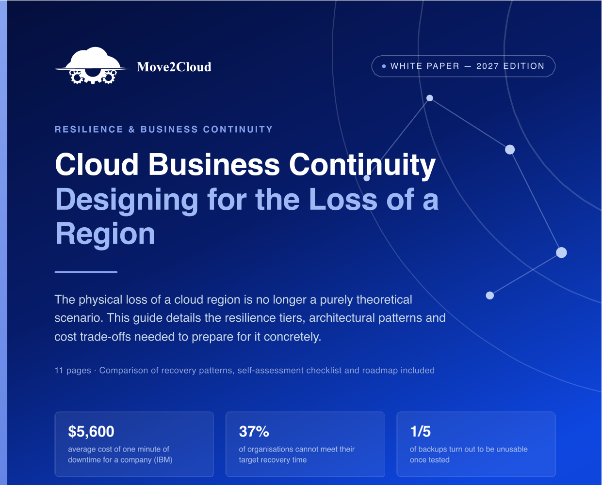 Cloud Business Continuity — Designing for the Loss of a Region