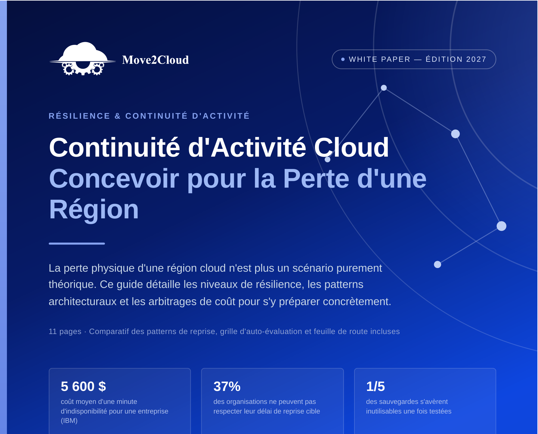 Continuité d'Activité Cloud — Concevoir pour la Perte d'une Région
